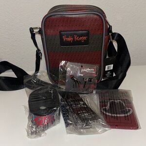 Freddy Krueger crossbody with extra goodies.